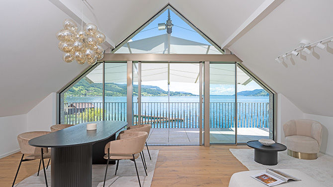 Traumhafte See-Wohnung am Attersee mit direktem Seezugang, Privatsphäre und unverbaubarem Weitblick