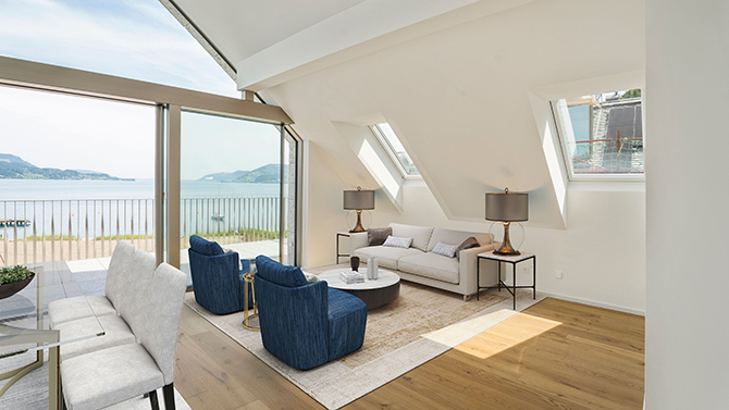 Traumhafte See-Wohnungen am Attersee - Privatsphäre & unverbaubarer Weitblick