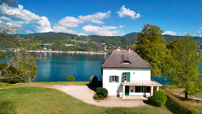 Charmante Villa mit Seeblick in Dellach am Wörthersee
